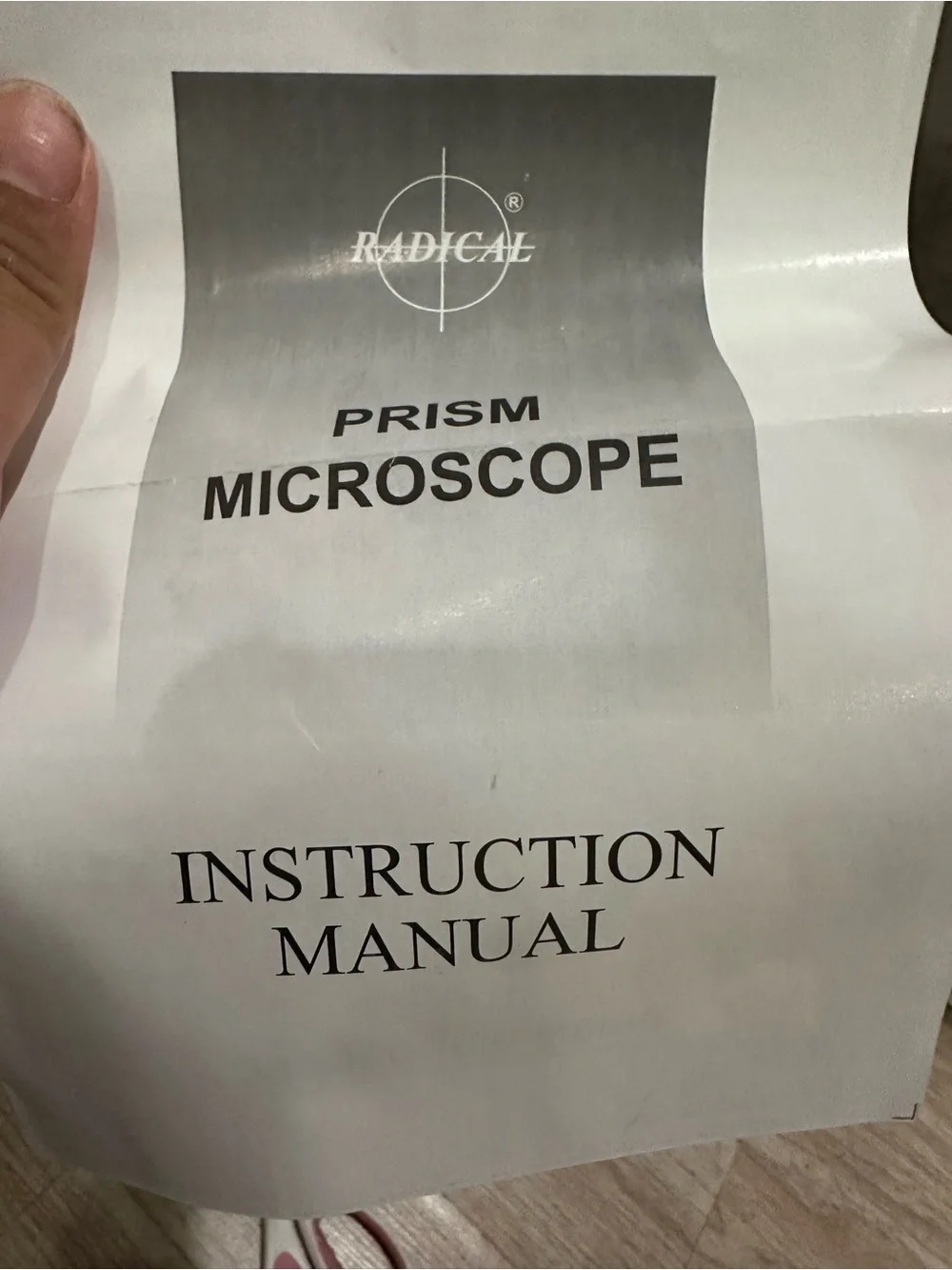 Radical RM-1B Student School Microscope 40x-600x Open Box w/ Manual